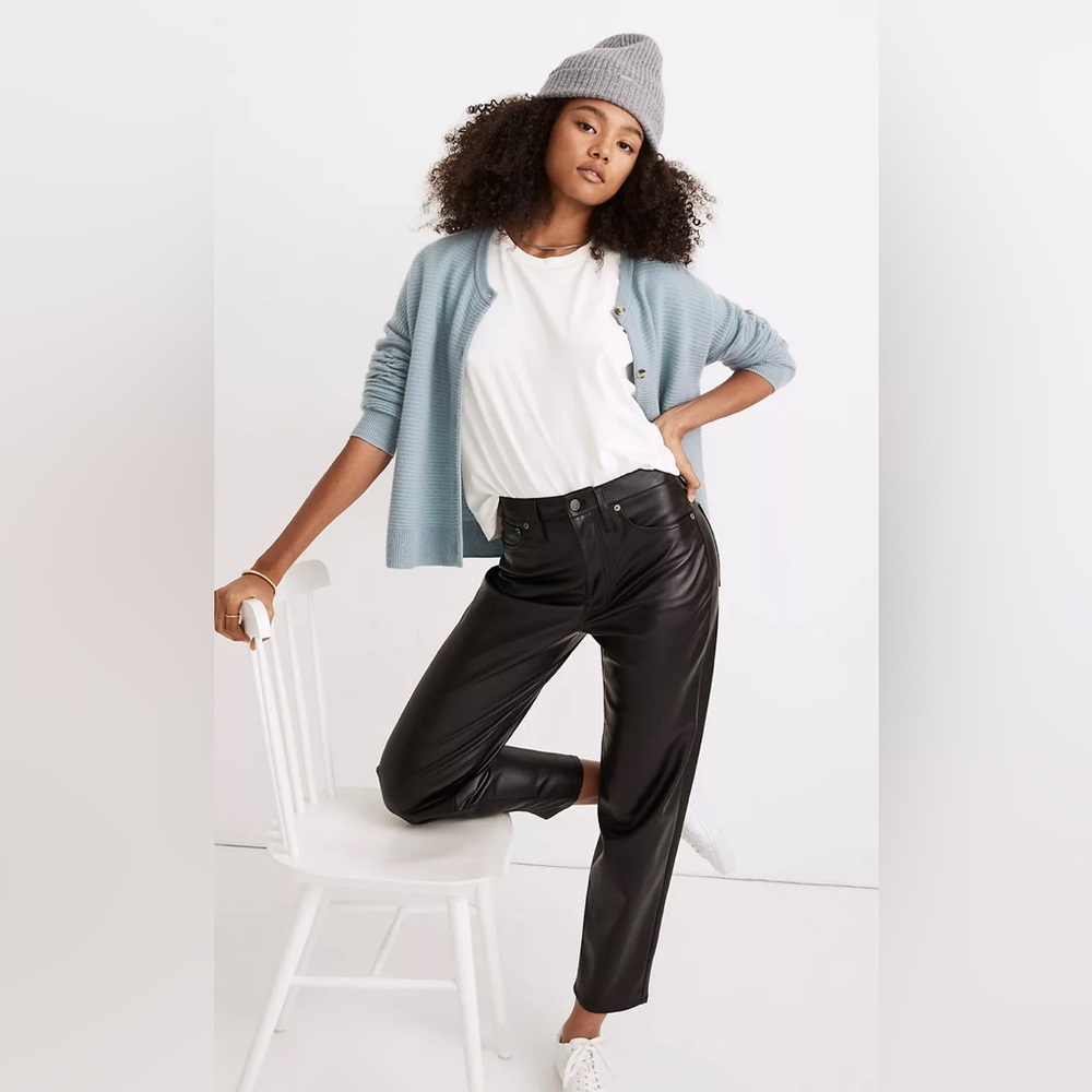 NWT- Madewell Vegan Leather Balloon Pants